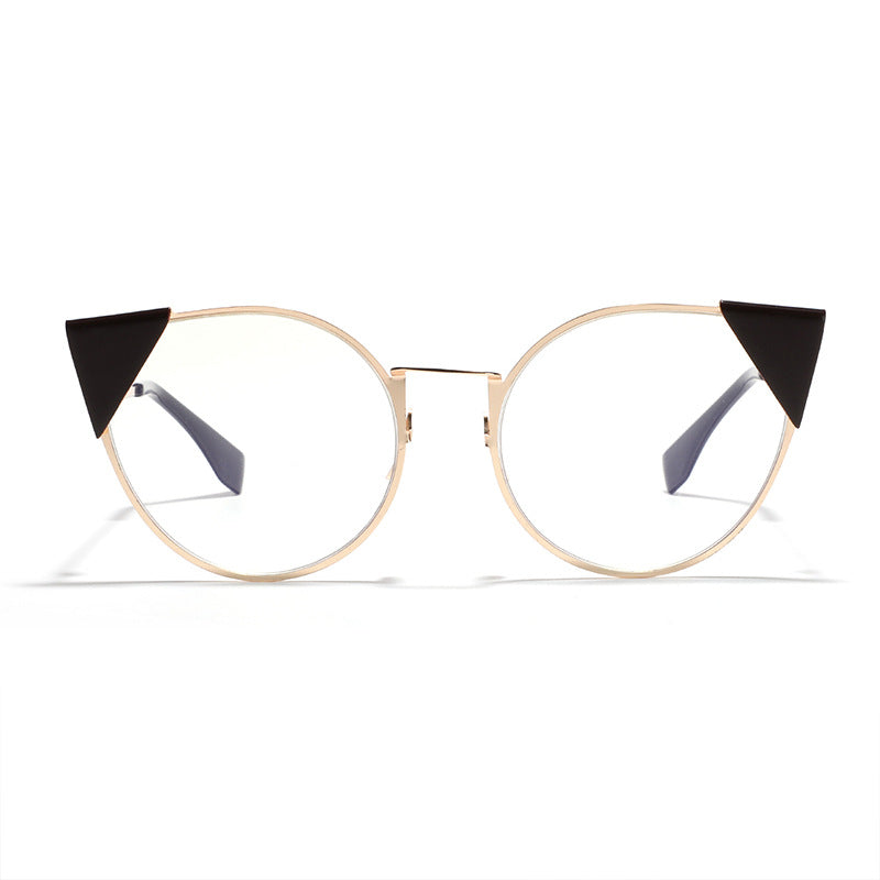 Dame moter Cat-Eye solbriller med stilige aksenter Luvikno