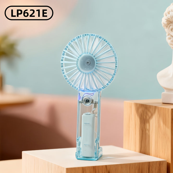 Dame Bærbar USB Håndvifte med ergonomisk grep Luvikno