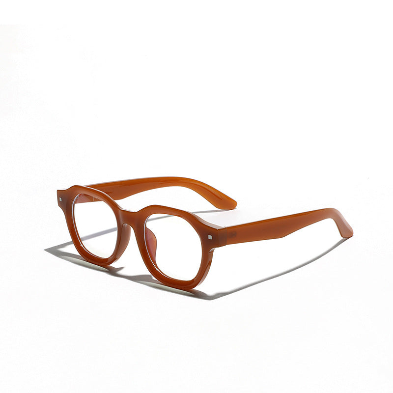 Dame moteriktig rektangulær brille Luvikno