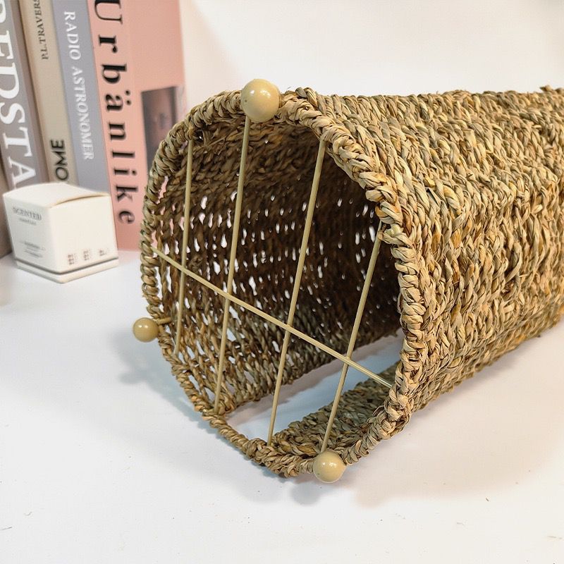 Dame Multifunksjonell Rattan Oppbevaringskurv Luvikno