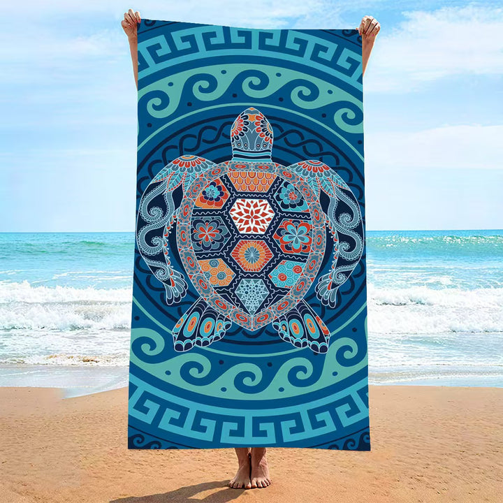 Women's beach towel with creative golf theme Luvikno