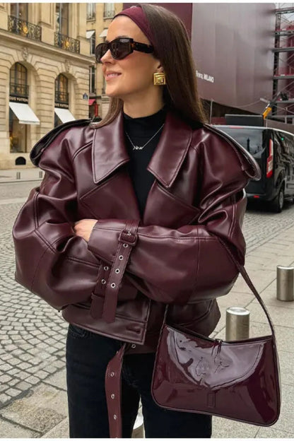 Luvik | Keinonahka Mukava Takki