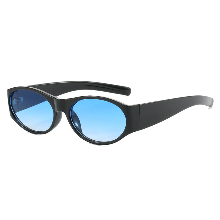 Dame motesolbrille med elegant, oval design og UV-beskyttelse Luvikno