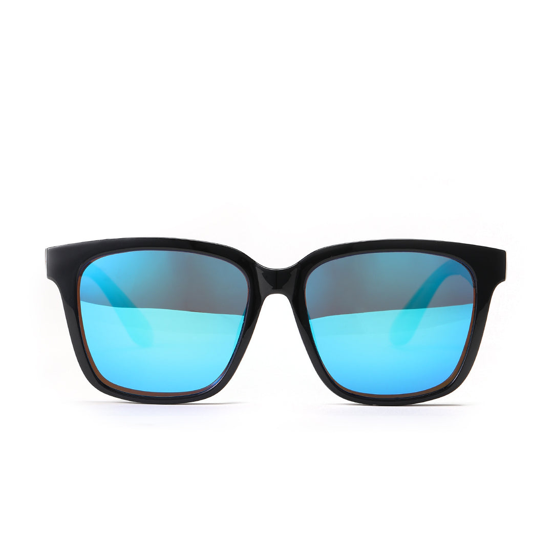 Dame kvadratisk solbrille med UV-beskyttelse og moderne design Luvikno