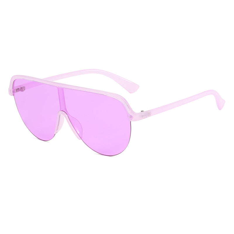 Dame oversized Visir solbrille Luvikno