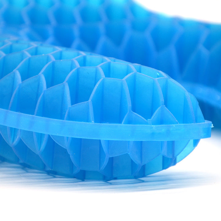 Unisex nan ergonomisk U-formet gel nakkepute med bikake struktur Luvikno