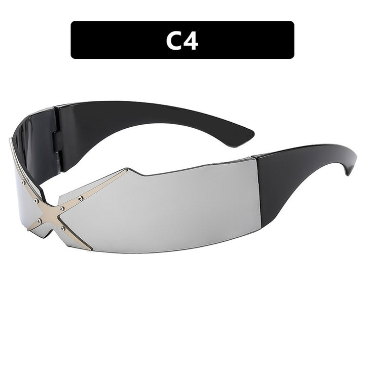 Dame futuristisk sportssolbrille Luvikno