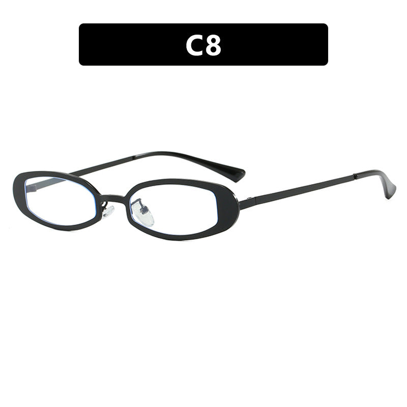 Dame moteriktig brille med elegant metallramme og fine aksenter Luvikno