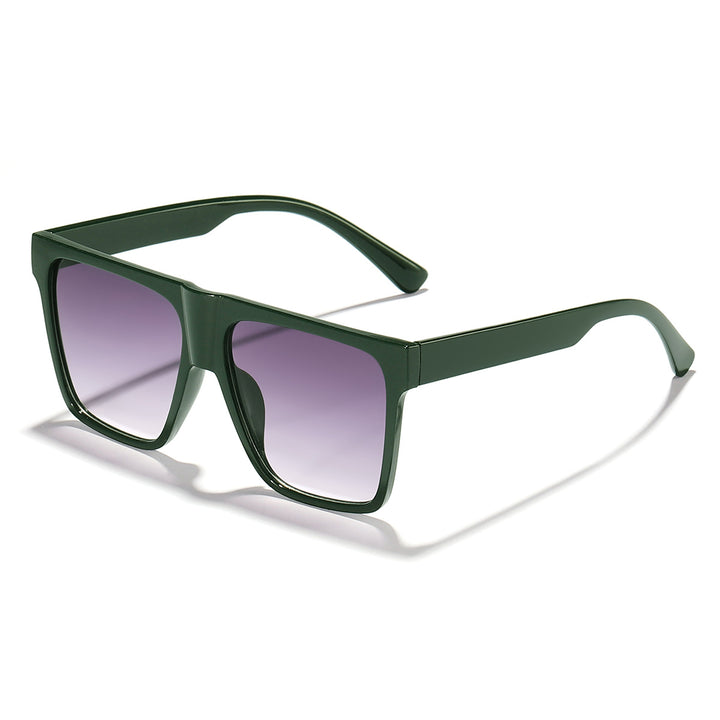 Dame kvadratisk solbrille i elegant design med myke linser Luvikno