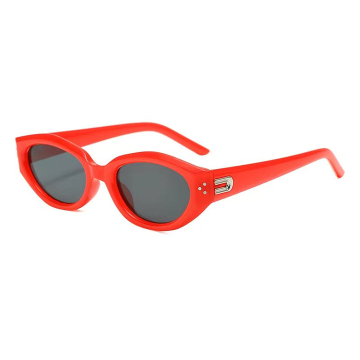 Dame mote retro solbriller i Cat Eye stil Luvikno