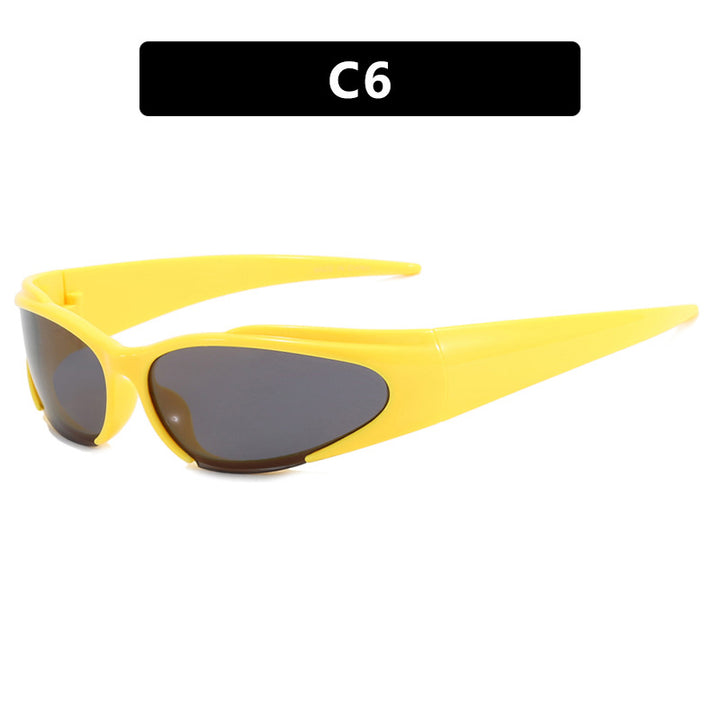 Dame Sporty UV-beskyttende solbrille med aerodynamisk design Luvikno