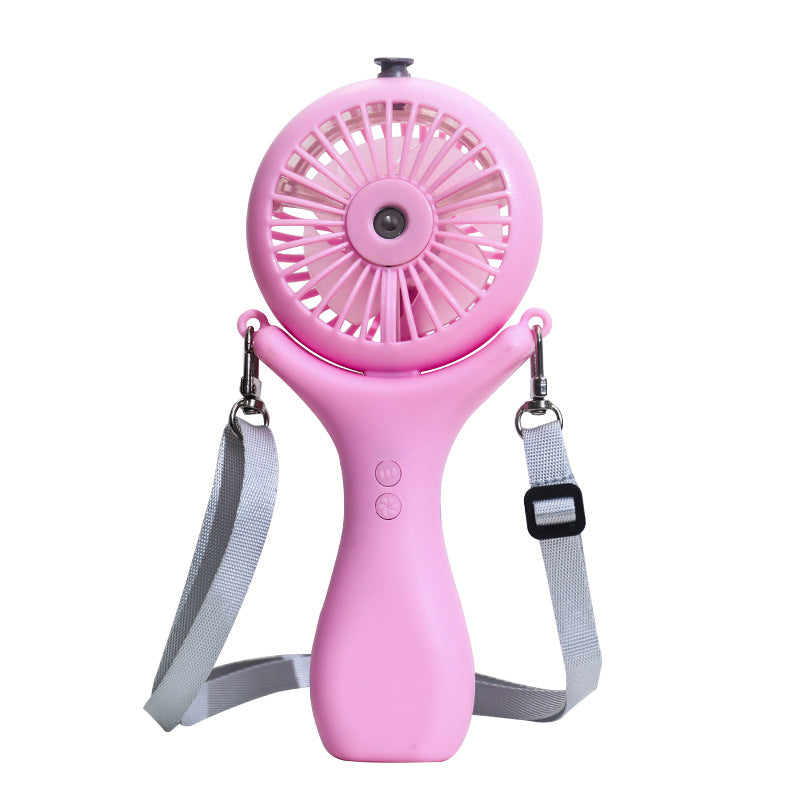 Dame bærbar håndvifte med ergonomisk design og sprayfunksjon Luvikno