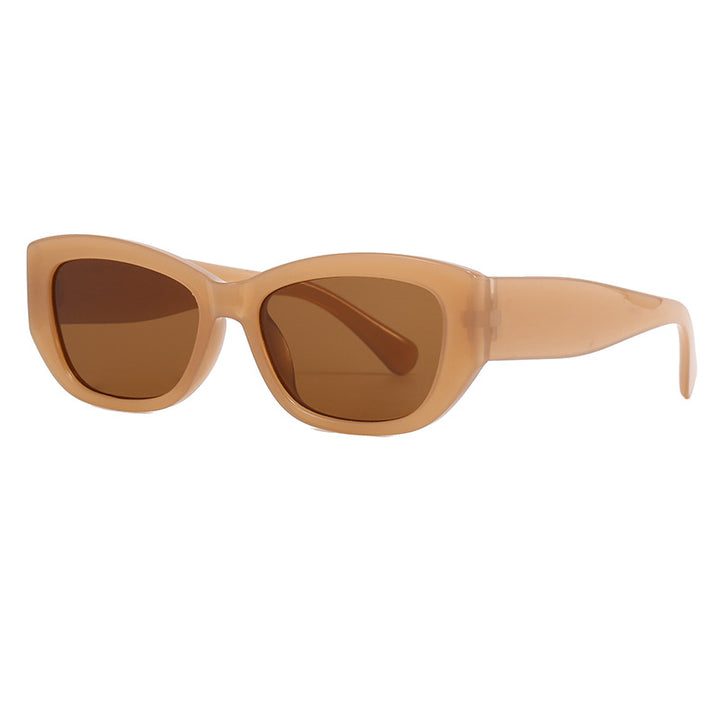 Dame moderne Cat-Eye solbriller laget av robust plast Luvikno