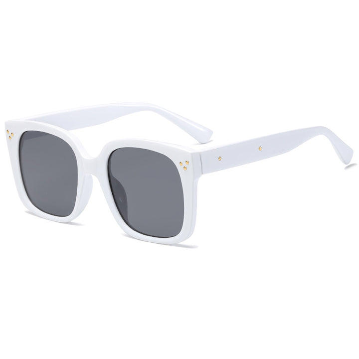 Dame firkantet solbrille med innovativ ramme og UV-beskyttelse Luvikno