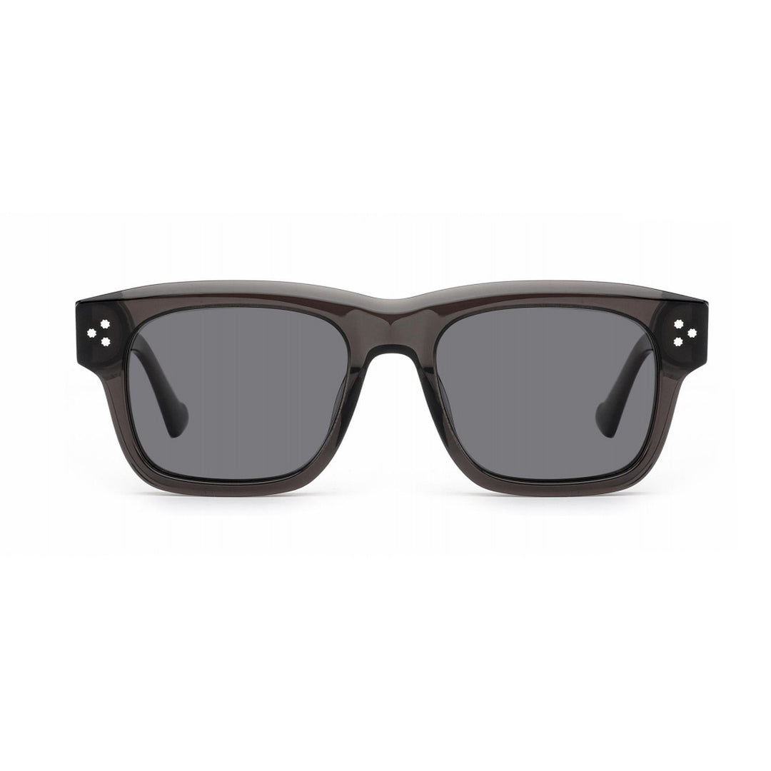 Dame designer solbrille i retro-inspirert kvadratdesign med høykvalitets plastramme Luvikno