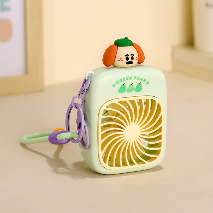Damer kreativ bærbar mini-vifte med kattemotiv Luvikno