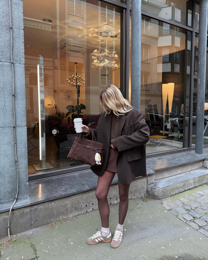 Luvik | Naisten Ylikokoinen Bleiseri pehmeästä villasekoitteesta