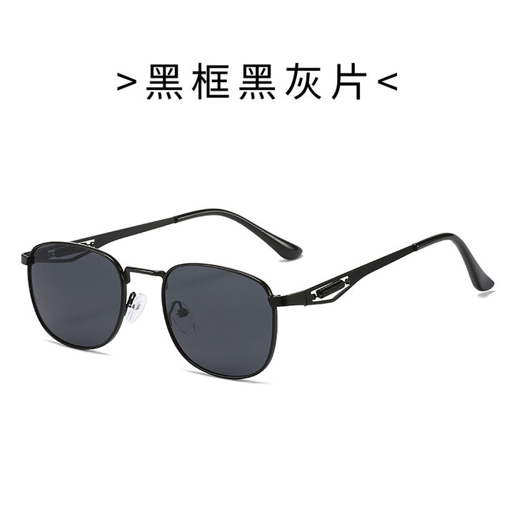 Dame Fashionable Pilot Sunglasses with High-Quality Metal Frame Luvikno