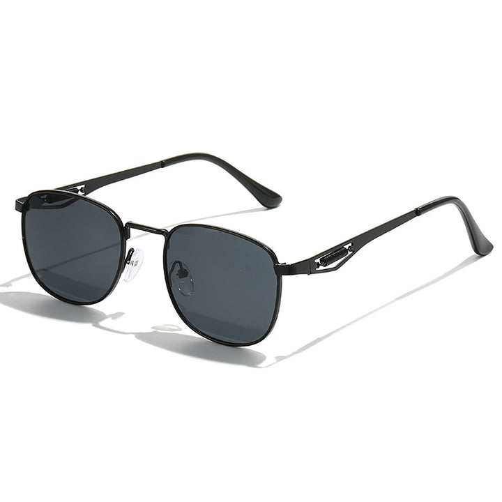 Dame Fashionable Pilot Sunglasses with High-Quality Metal Frame Luvikno