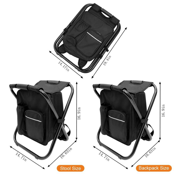 Unisex sammenleggbar handlebag med kjøleveske og praktisk bærehåndtak Luvikno