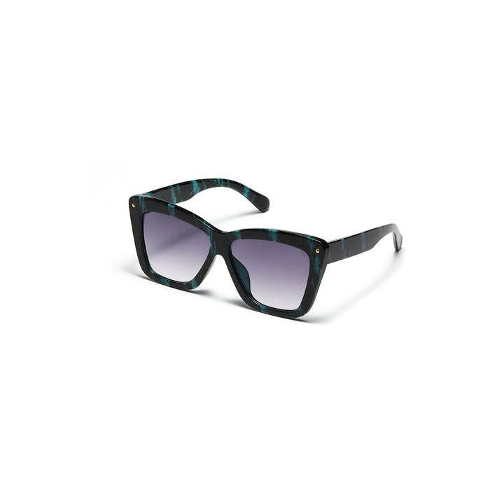 Dame geometrisk oversized solbrille Luvikno