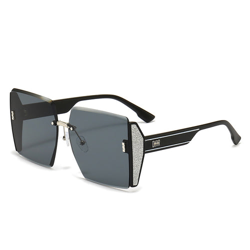 Dame geometrisk Fashion-solbrille Luvikno