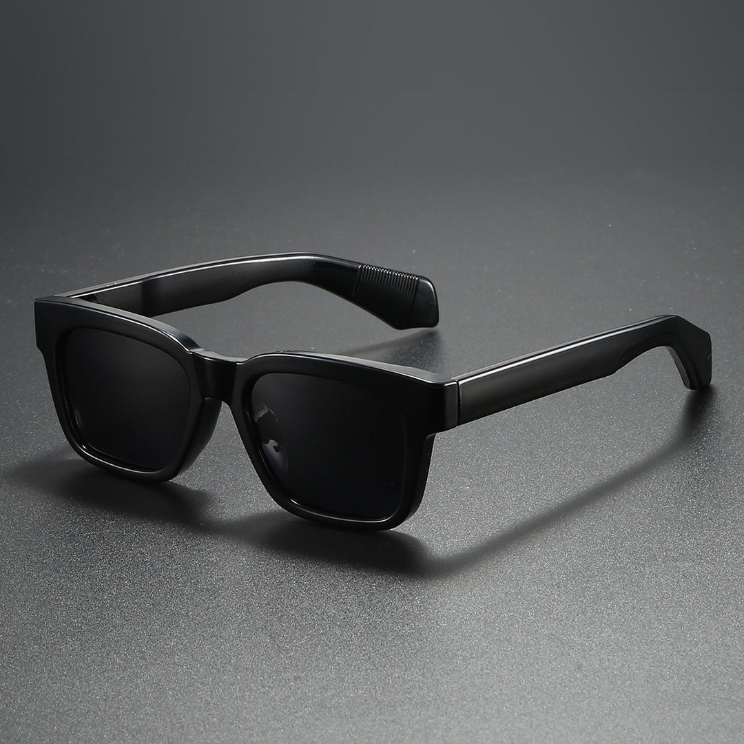 Dame kvadratisk solbrille med markant skilpaddemønster Luvikno