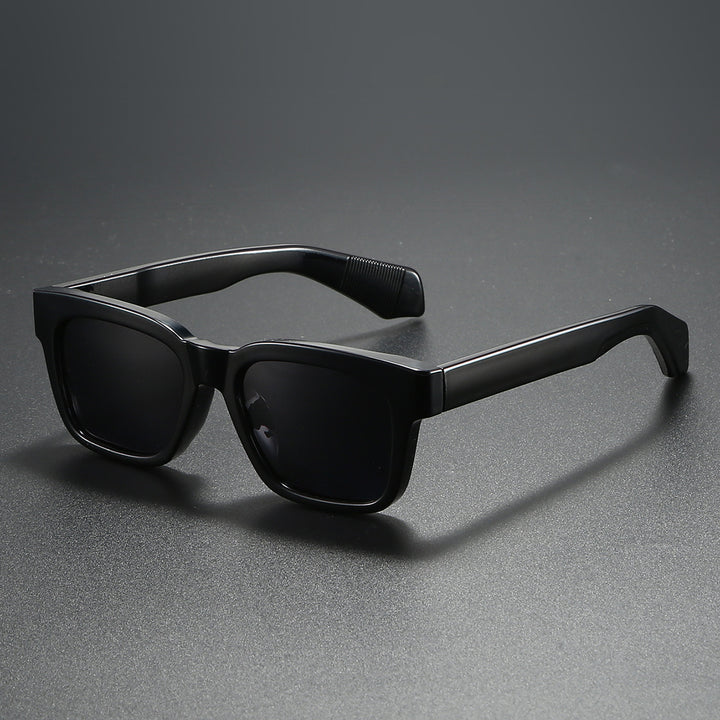Dame kvadratisk solbrille med markant skilpaddemønster Luvikno