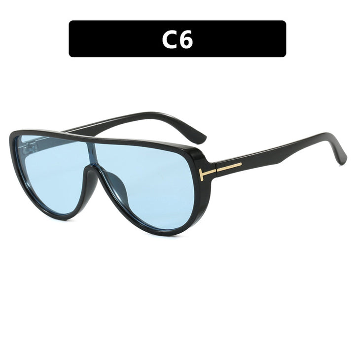 Dame elegant oversized solbrille med markant design og UV-beskyttelse Luvikno
