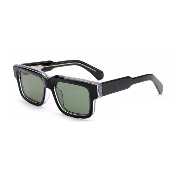 Dame kvadratisk solbrille med komfortabel, robust ramme Luvikno