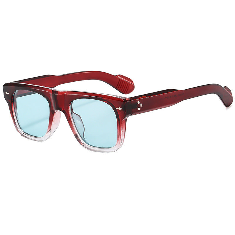 Dame solbrille i urbant stil med gule glass Luvikno