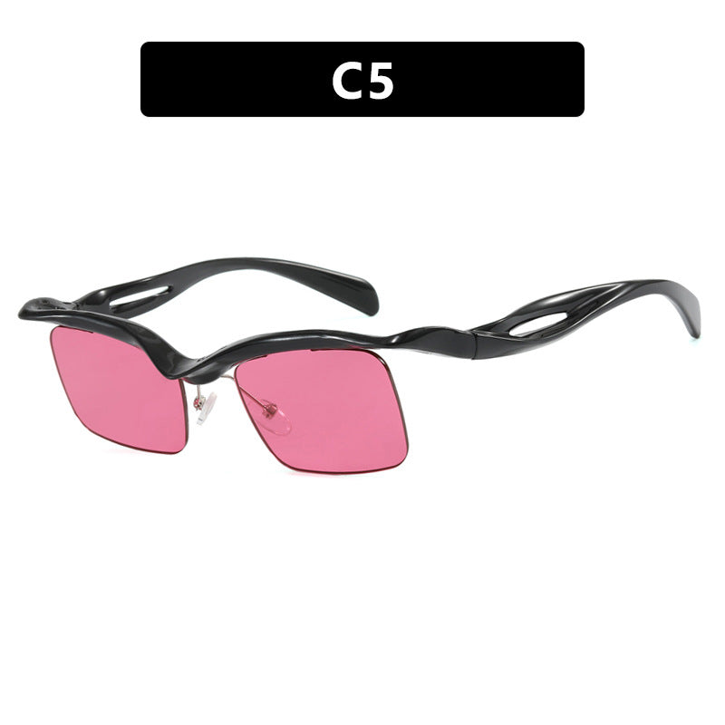 Damer sporty solbrille med aerodynamisk design og komfortabel bæreopplevelse Luvikno