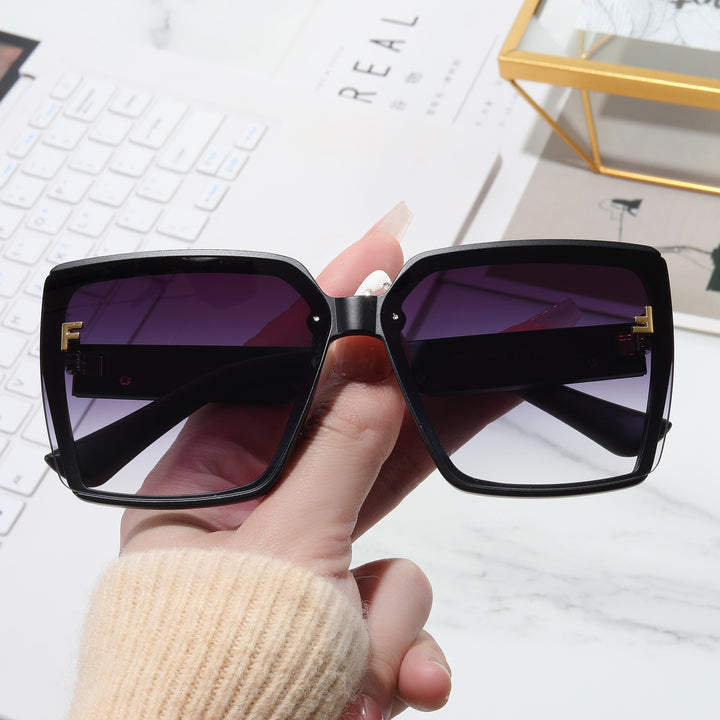 Dame moderne oversized solbriller Luvikno