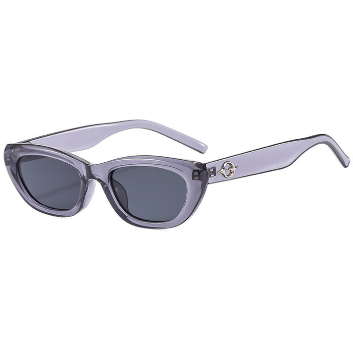 Dame eksklusive cat-eye solbriller med stilige detaljer Luvikno