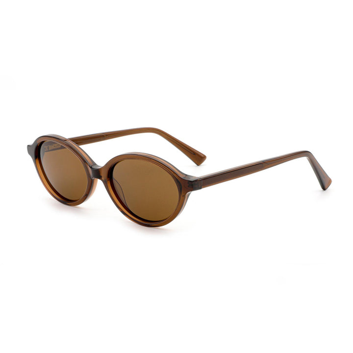 Dame solbrille i elegant, strukturert design med polarisert glass Luvikno