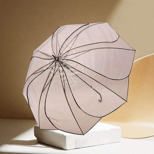 Damer Transparent Design Sammenleggbart Parasol Luvikno
