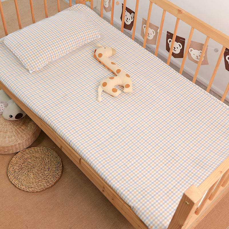 Damer babysengesett med rutete design Luvikno