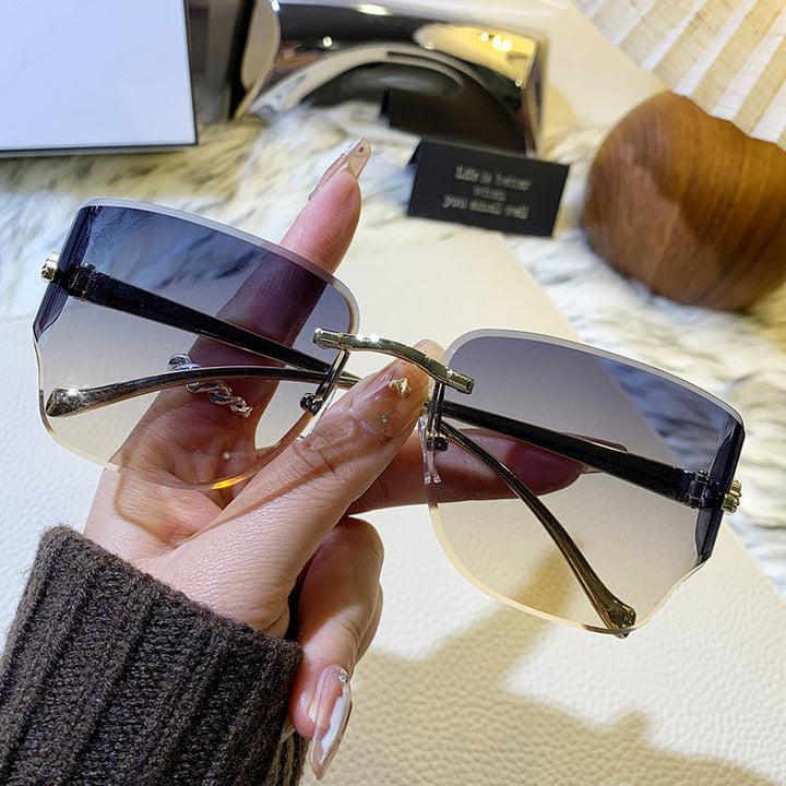 Dame eksklusiv geometrisk solbrille Luvikno