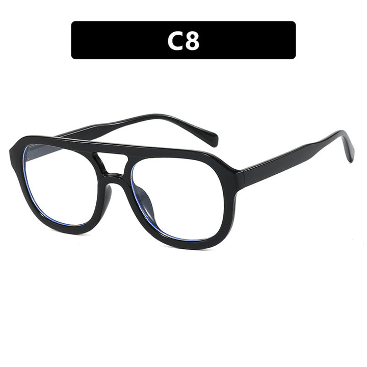 Dame modisch sport solbrille med bred, fleksibel ramme Luvikno