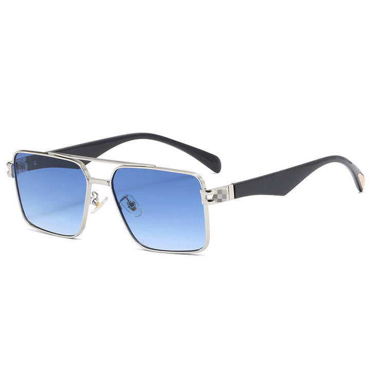 Dame designer solbrille med ekstravagant metallramme Luvikno
