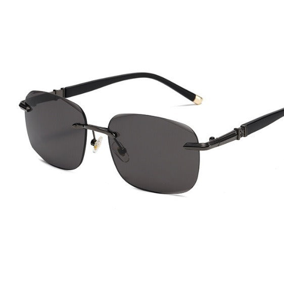 Damer Geometrisk Premium Solbrille med smal ramme Luvikno