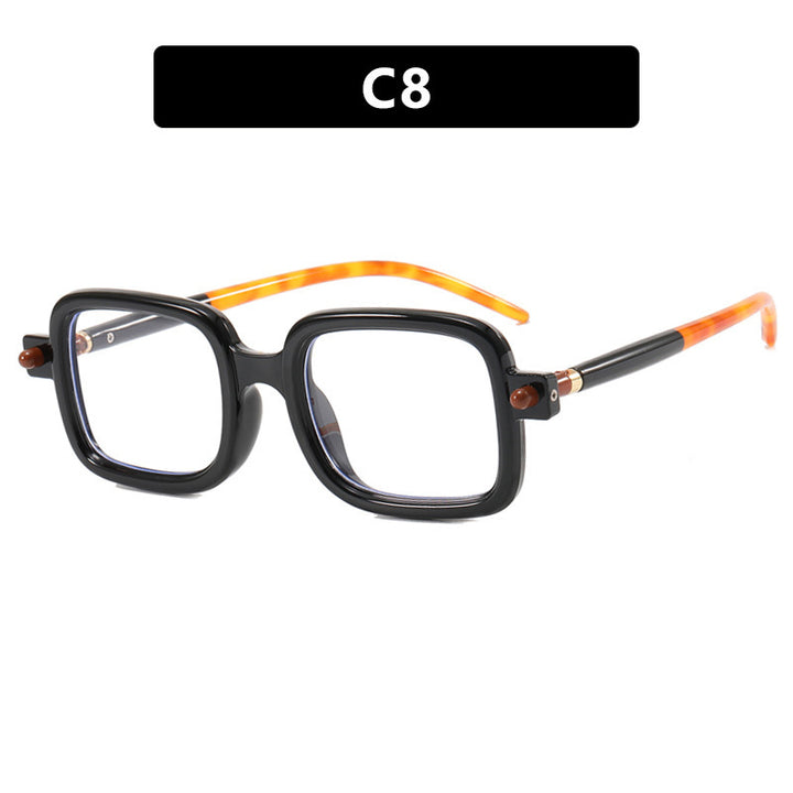 Dame firkantet solbrille med trendy ramme og komfortabel passform Luvikno