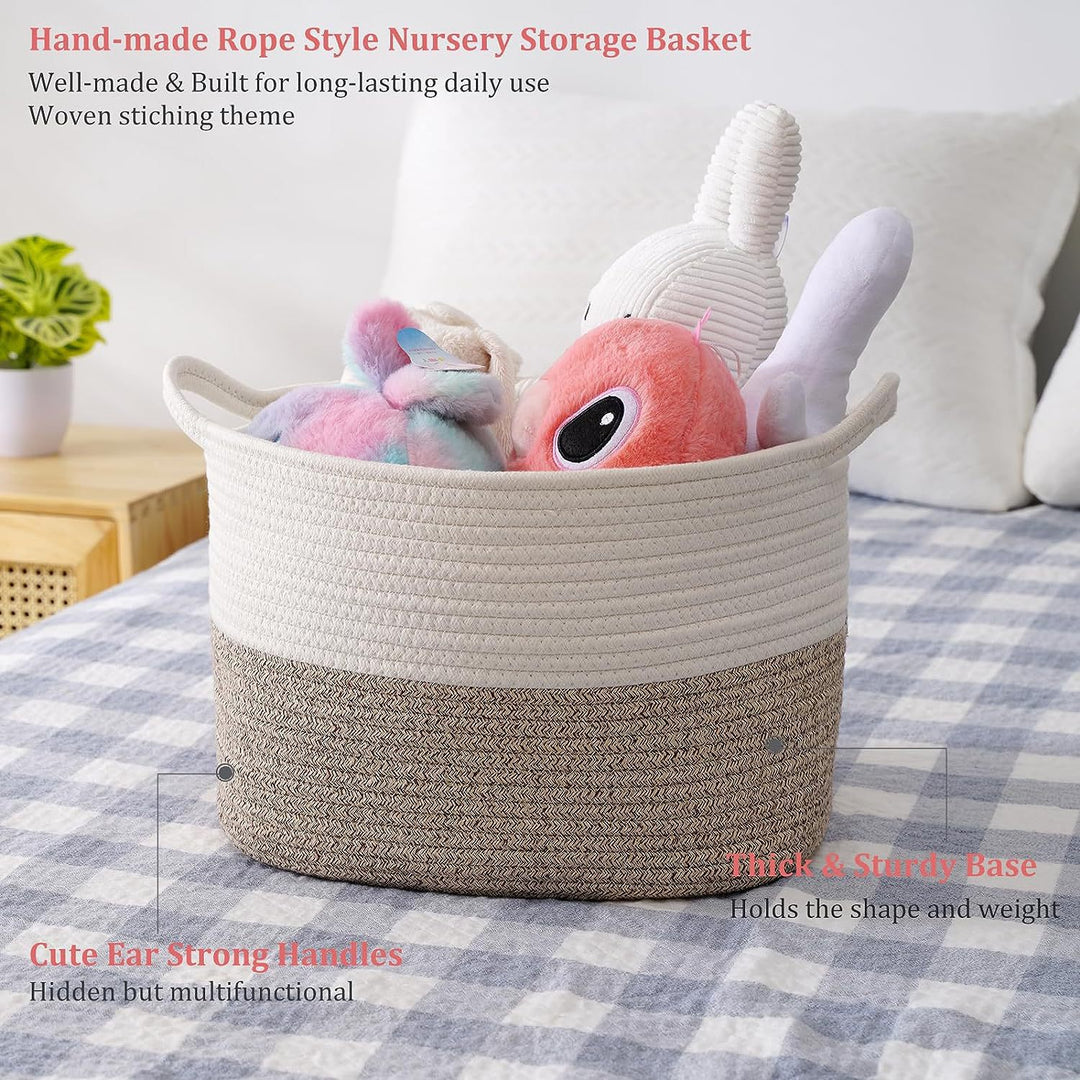 Dame Moderne Oppbevaringskurv med fl woven design Luvikno