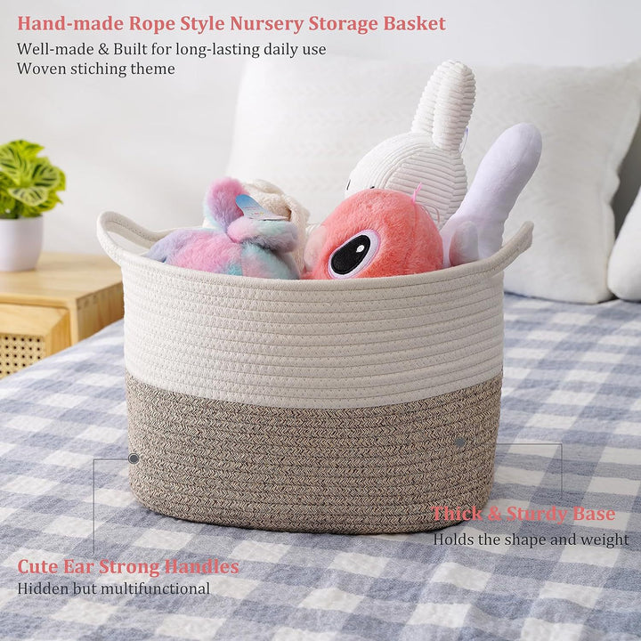Dame Moderne Oppbevaringskurv med fl woven design Luvikno