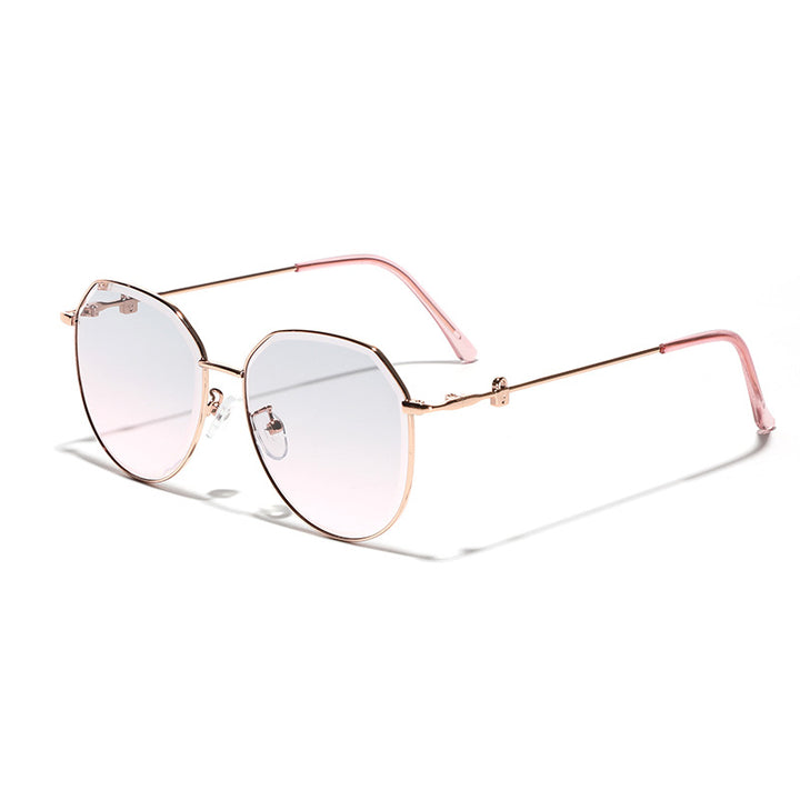 Dame geometrisk solbrille i elegant design Luvikno