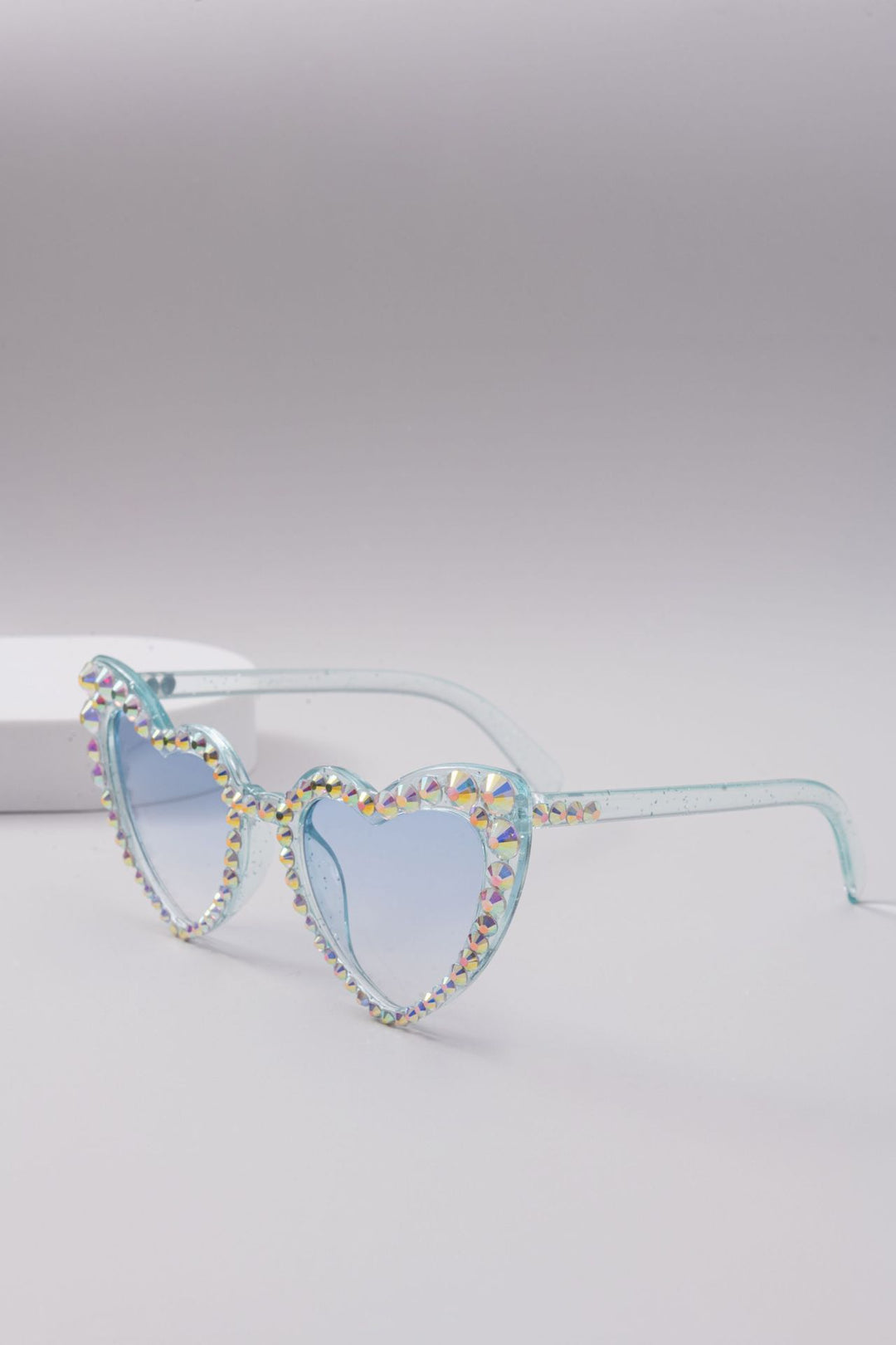 Dame Hjerteformet Glitter-solbrille Luvikno