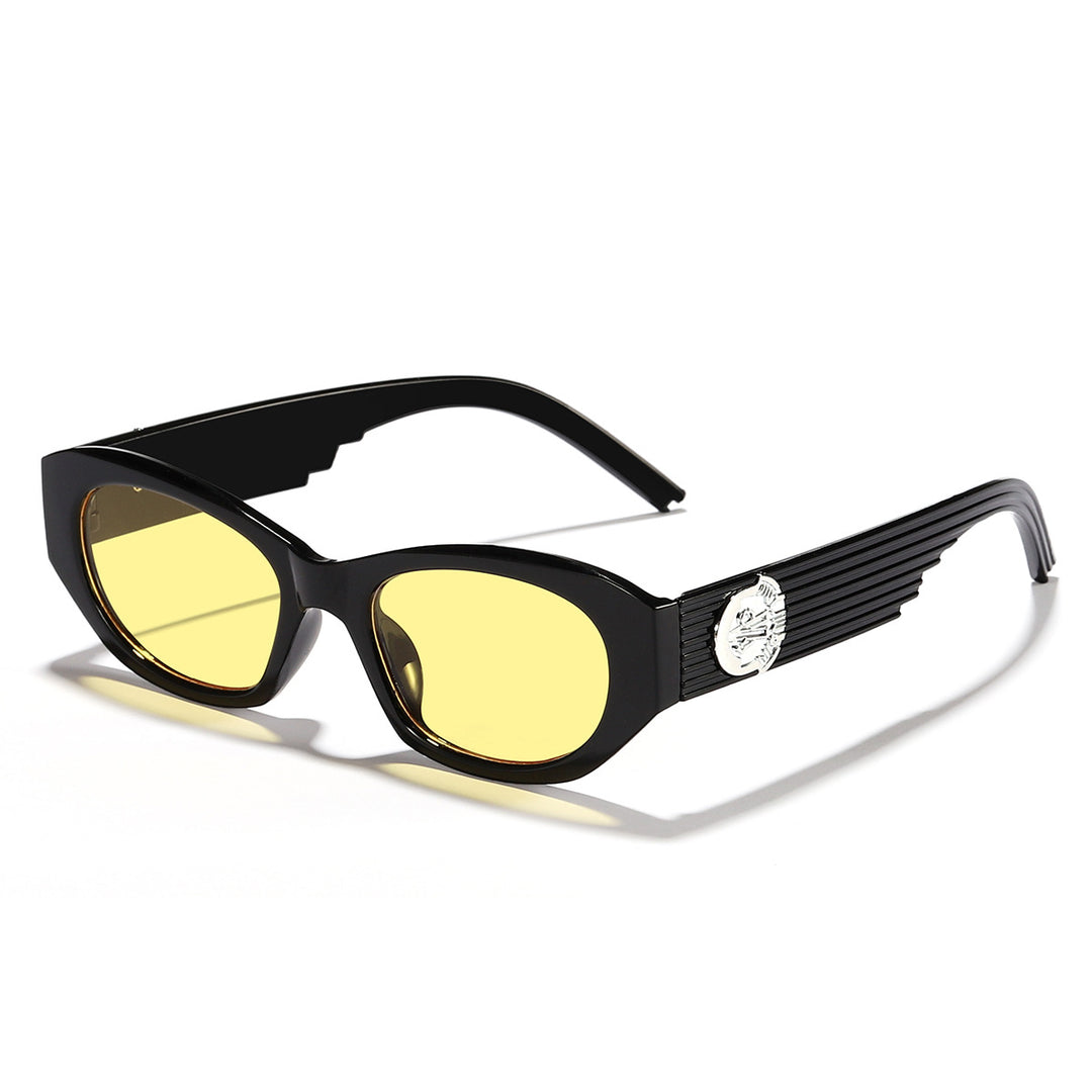 Dame Designer-solbrille i elegant transparent design Luvikno