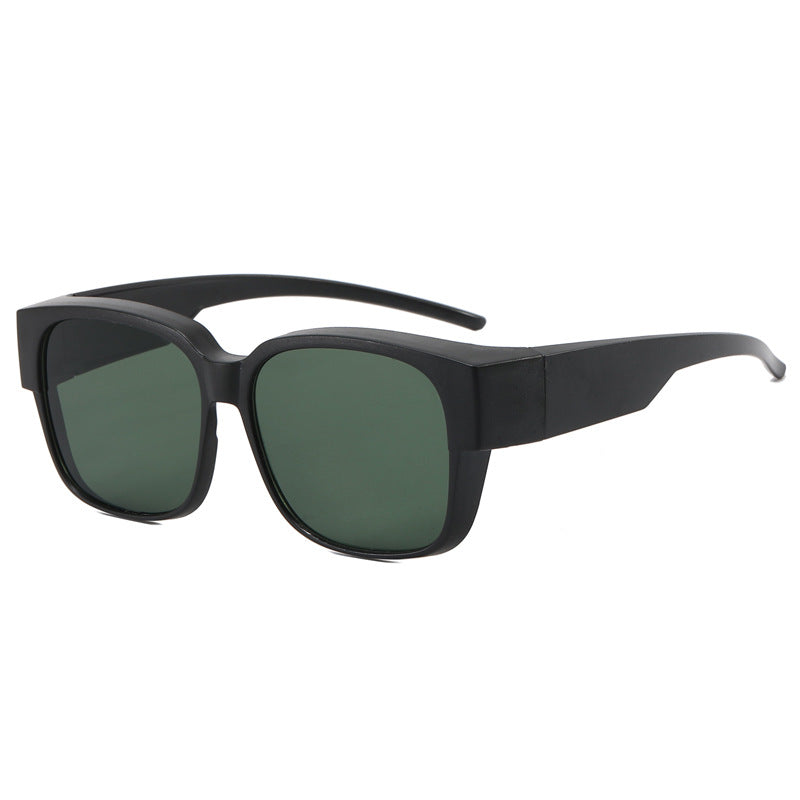 Dame moteriktig kvadratisk solbrille med ergonomisk design Luvikno