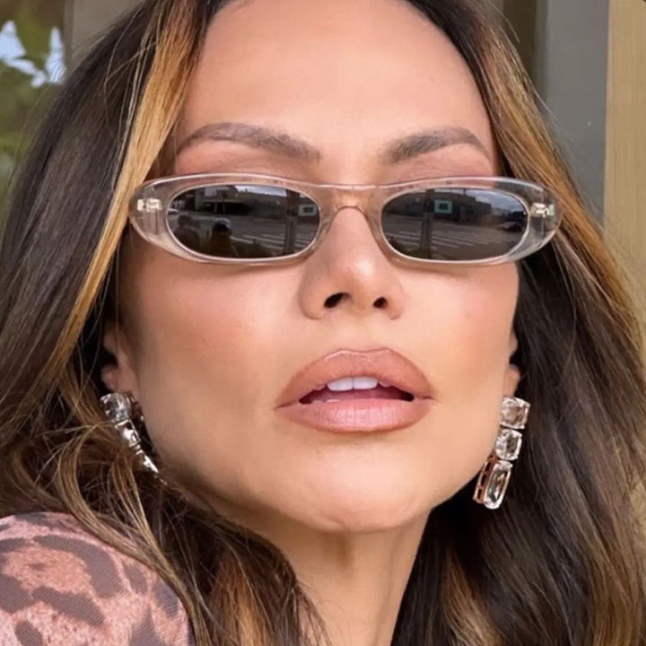 Dame moteriktig solbrille i elegant cat-eye stil Luvikno