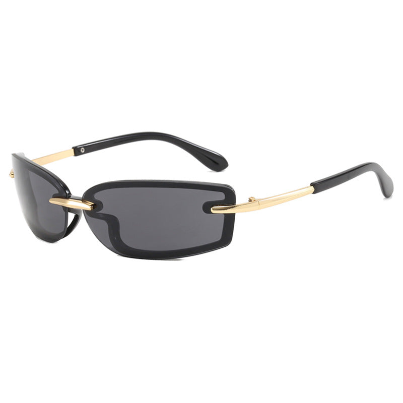 Dame trendy solbrille med moderne design og UV-beskyttelse Luvikno